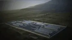 Vista aérea de la cárcel Cecot.