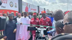 President Bola Tinubu dey inuagurate Anambra State first ever Goment House