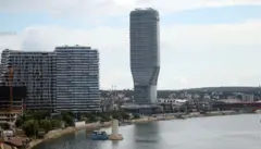 Panorama Beograda bez Starog savskog mosta