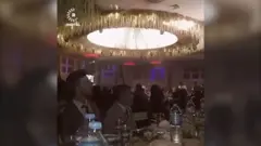 لحظة اندلاع الحريق في الحمدانية