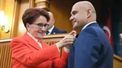 M﻿eral Akşener ve Turhan Çömez