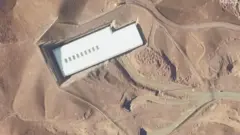 د سپوږمکۍ انځور د ۲۰۲۵ کال په جنوري کې د نطنز تاسیسات ښیي.