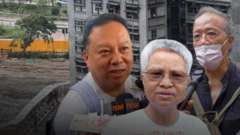 幾位災民和宏福苑