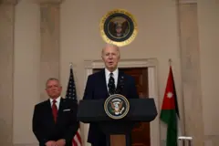 دیدار روز دوشنبه جو بایدن  و ملک عبدالله پادشاه اردن در واشنگتن