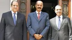 ፕሬዝዳንት ኢሳያስ እና የግብፅ ባለሥልጣናት 