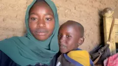 Hafiza e o irmão mais novo