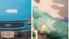 Ọkọ danfo to gba obìnrin agbalẹ àti òkú obìnrin naa