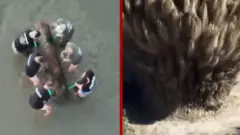 नदी सुकेपछि फेला पर्यो दोस्रो विश्वयुद्धको बम