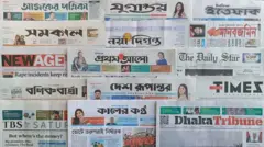 ঢাকা থেকে প্রকাশিত সংবাদপত্র।