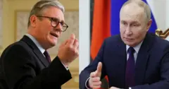 Starmer na Putin