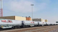 اولین قطار حامل بار از ایران به افغانستان در آذر ۱۳۹۹