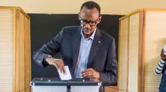 Perezida Kagame arimo gutora mu matora ya 2017