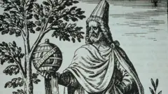 Apolonio de Tiana. Ilustración del libro de Johann Theodor de Bry.