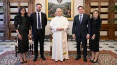 папа римський, лев XIV, венс, уша венс, рубіо