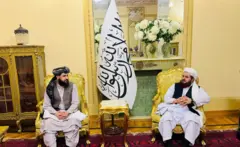 وزیر دفاع حکومت طالبان در دیدار با سفیر این حکومت در مسکو