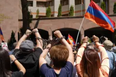 Yerevan Ermənistan mitinq