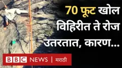 नाशिकमधल्या या गावातले लोक 70 फूट खोल विहिरीत रोज का उतरतात?