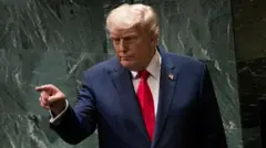 Doonaald Tiraamp wayita kora 80ffaa UN irratti haasaa taasisuuf gara galma walga'ii seenan rakkoon teeknikaa isaan mudachuu komataniiru