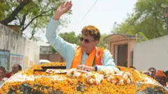 चुनाव प्रचार करते रामायण सीरियल में राम की भूमिका निभाने वाले अरुण गोविल
