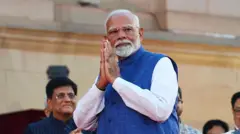 Narendra Modi at ceremony