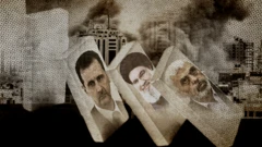 صورة لحسن نصر وباشر و السنوار