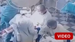 ரஷ்யாவில் நிலநடுக்கத்துக்கு நடுவே அறுவை சிகிச்சை - காணொளி