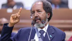 የሶማሊያው ፕሬዝዳንት ሐሰን ሼክ ማህሙድ 