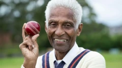 Fast bowler Cecil Wright took more than 7,000 wickets in a career spanning six decades