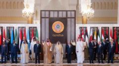 سران اتحادیه عرب در منامه