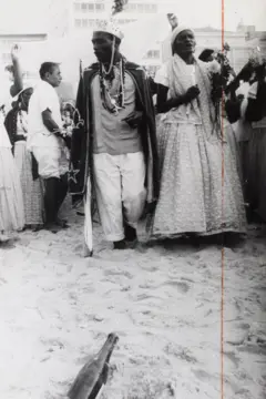 Celebração a Iemanjá em praia do Rio de Janeiro em 1972