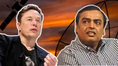 ઇલોન મસ્ક અને મુકેશ અંબાણી
