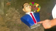 રમરેચી ગામમાં ડૉ આંબેડકરની પ્રતિમા તોડવાનો વિવાદ