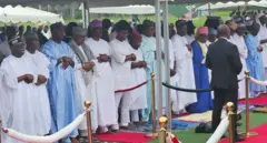 Aarẹ Tinubu ni Yidi Dodan Barracks