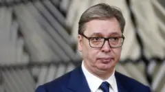 El presidente de Serbia, Aleksandar Vucic.