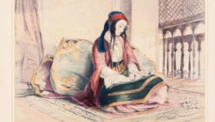 سلطنت عثمانیہ کے حرم میں ایک نوجوان عورت