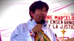 Marcelo Pérez en una de sus misas. 