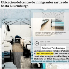 El centro de inmigrantes en Luxemburgo