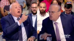 عراك على الهواء بين وئام وهاب وسيمون أبو فاضل.