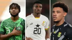 Ademola Lookman, Mohamed Kudus and Ronwen Williams