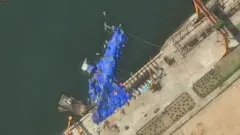 Спутниковый снимок места аварии