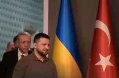 Zelenski Türkiyəyə səfər edib