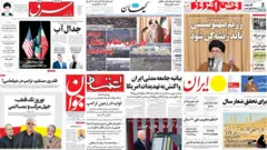 صفحه اول روزنامه‌های چاپ تهران