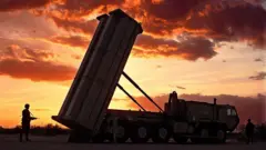 Uma bateria do sistema Thaad,casas de aposta de 1 realfotocasas de aposta de 1 realarquivo.