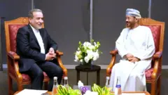 Suuraa Ministira Dhimma Alaa Iraan Abbaa Araghchi fi gita isaa Omaan Sayyid Badir Albusa'idi