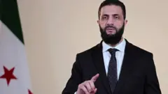 رئيس المرحلة الانتقالية في سوريا أحمد الشرع.