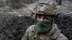 A Ukrainian squad leader