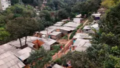 Vista aérea dos barracosjogo da cobrinha ioVeneza City