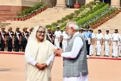 দিল্লিতে শেখ হাসিনা ও নরেন্দ্র মোদী (ফাইল ছবি)