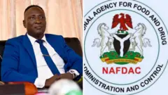 Prophet Jeremiah Fufeyin and Nafdac logo