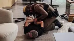 Suspect apprehended - police handout